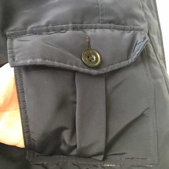 Abercrombie & Fitch Water Wind Resistant Hooded Technical Parka Jacket sz Large - Picture 9 of 16